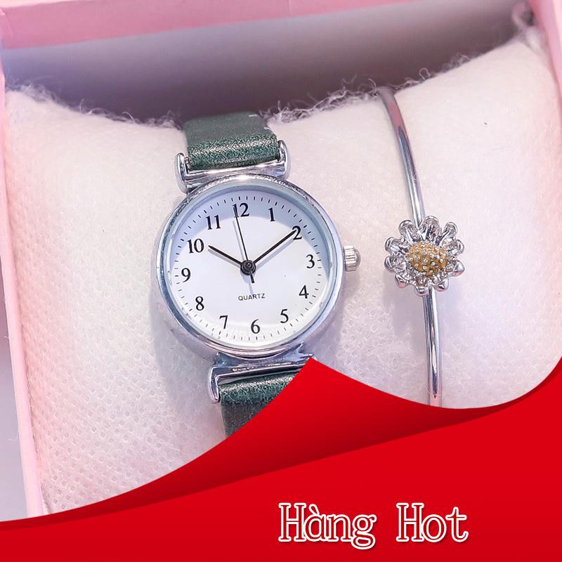 Đồng Hồ Nữ Chính Hãng GENEVA Dây Da Cao Cấp Phong Cách Vintage Retro Cổ Điển Nữ Tính Đẹp Giá Rẻ
