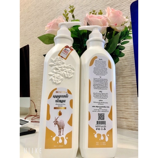 sữa tắm dê thái lan