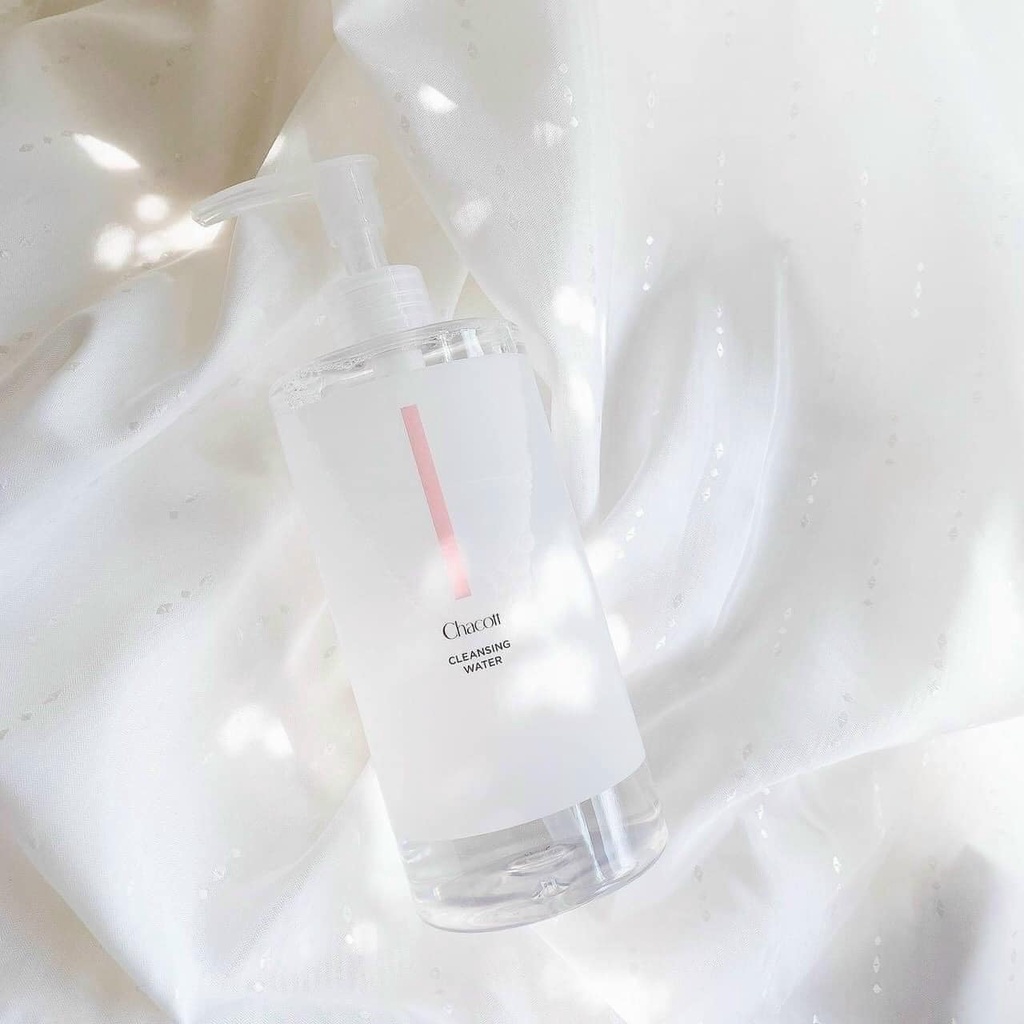 Nước tẩy trang Chacott Cleansing Water, tẩy trang không cồn cho da dầu, da mụn, da nhạy cảm 500ml Rose.beautify