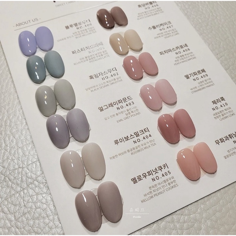 Candy nail - Tách lẻ Gratia Collection set 12 màu sơn gel - 1pc