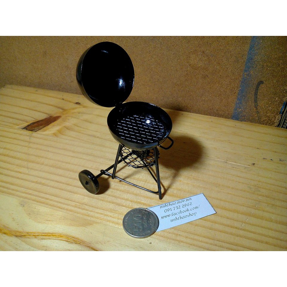 Miniature_Lò nướng BBQ trang trí mô hình, dollhouse (1:12)