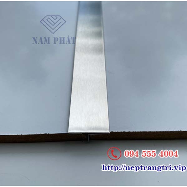 NẸP MẪU 10CM - NẸP INOX 304 CHỮ T TRANG TRÍ NỘI THẤT, NEP INOX CHỈ T TRANG TRÍ ĐẸP