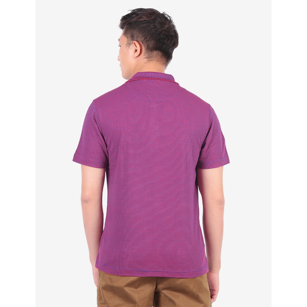 Áo thun polo nam Novelty có túi kẻ sọc 170130N