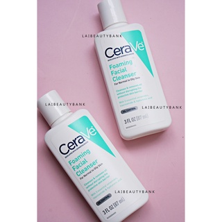 [DA DẦU BẢN MỸ 87ml] Sữa rửa mặt CeraVe Foaming Facial Cleanser