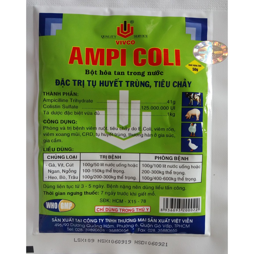 Ampi Coli gói 50gr