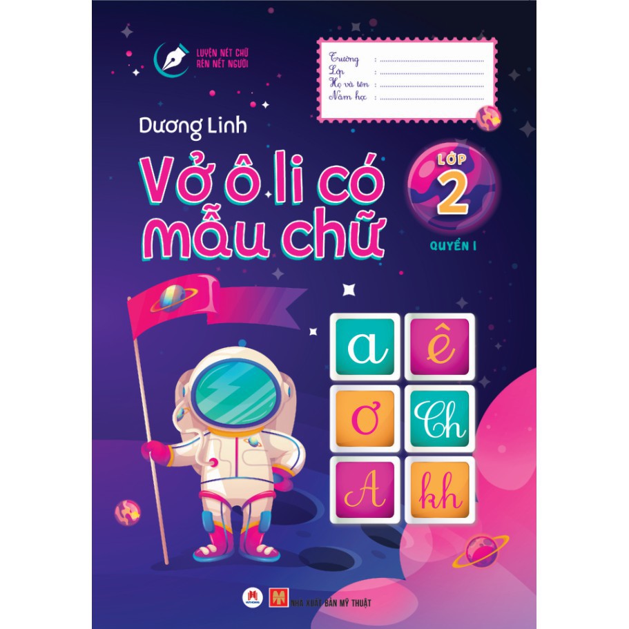 Sách - Luyện Nét Chữ Rèn Nết Người - Vở Ô Li Có Mẫu Chữ - Lớp 2