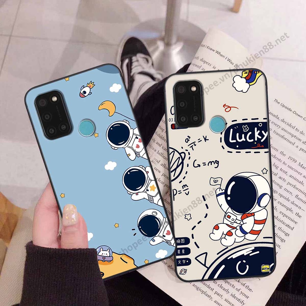 Ốp lưng Oppo Realme C17 / Realme 7i hình phi hành gia, roro jump, điện tử dễ thương - Giá rẻ tốt nhất