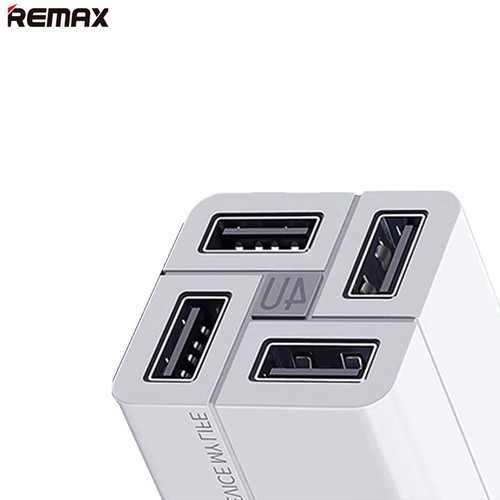 CỦ SẠC NHANH 4 CỔNG | Remax Rp U43 | Sac Siêu nhanh Với 4  Cổng 3,4A | 36001