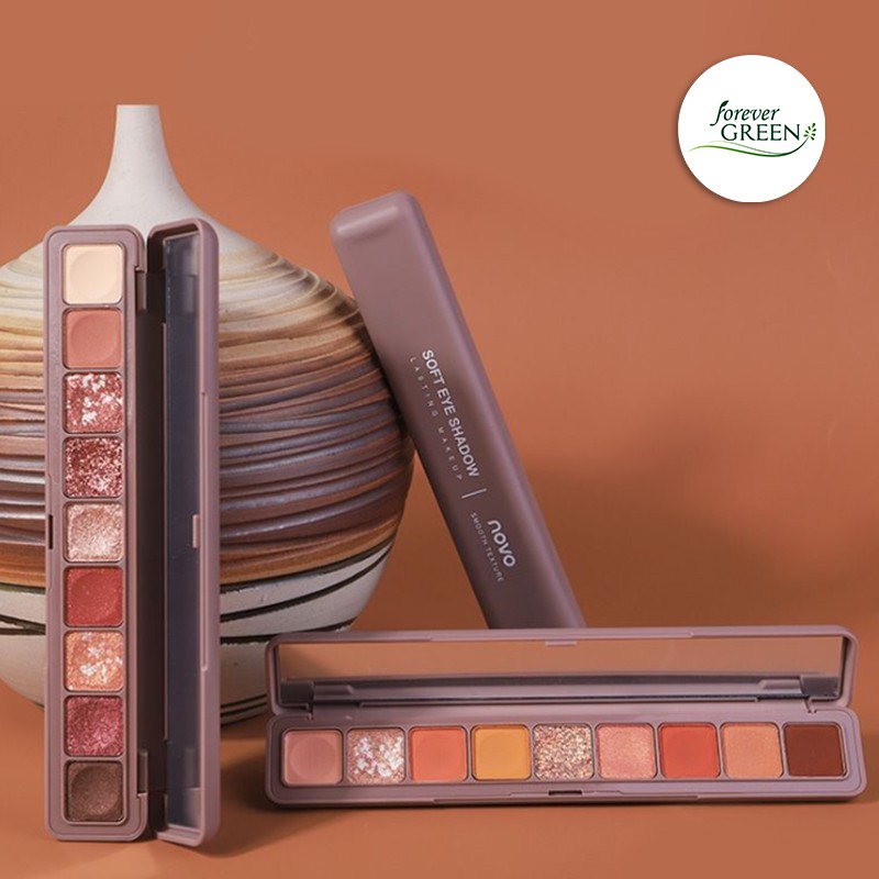 Bảng Phấn Mắt Novo 9 màu Soft Eye Shadow Smooth Texture FG294