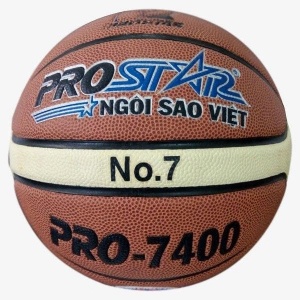 Quả bóng rổ nhãn hiệu Prostar Pro 7400 - Dungcusport tặng lưới + kim bơm