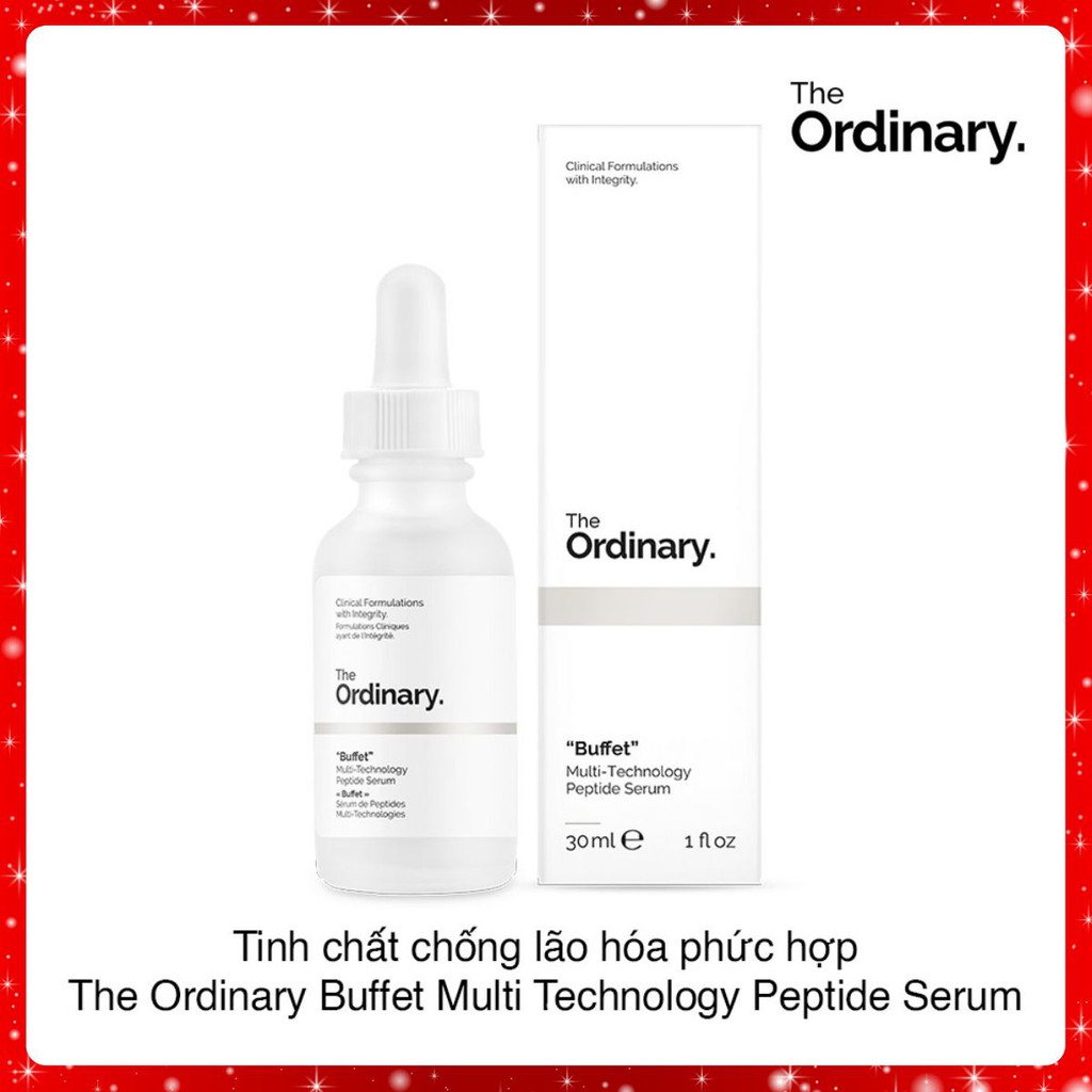 [Bill Hãng] THE ORDINARY "BUFFET" Serum chống lão hoá, phục hồi da - The Ordinary