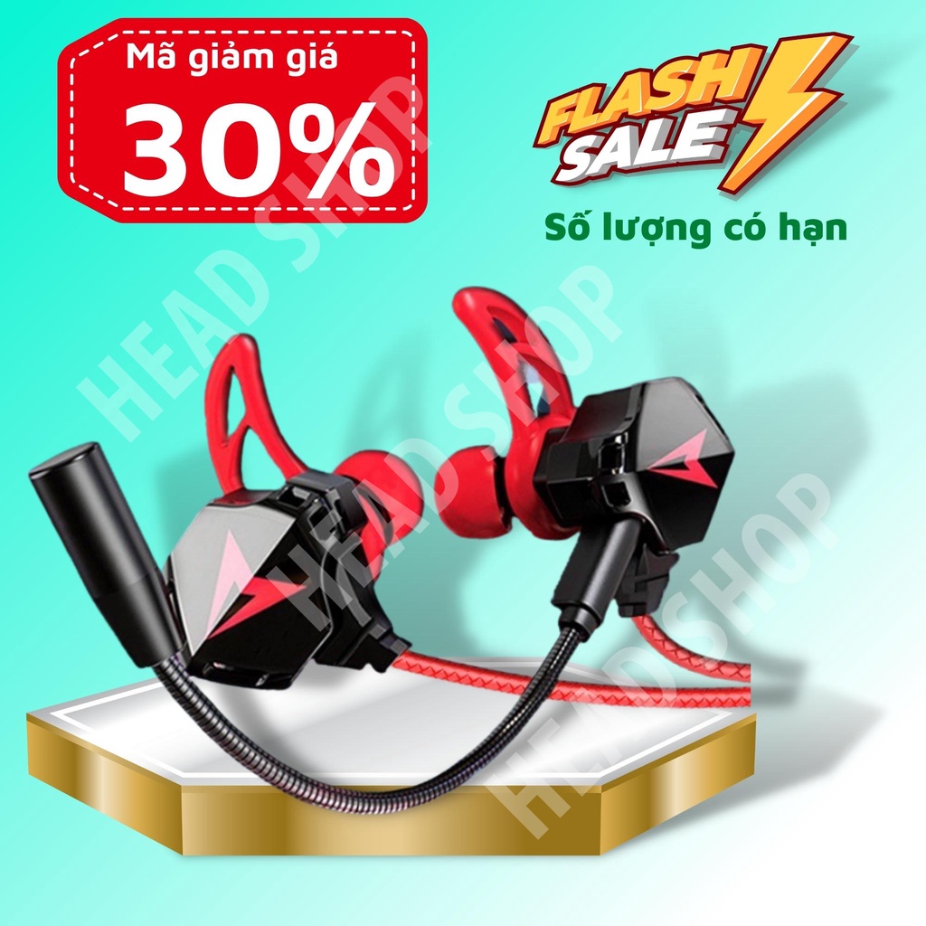 TAI NGHE GAMING CHUYÊN GAME G5 điện thoại máy tính bảng PC cho Game thủ mã G5 (Gía sỉ ) HEAD SHOP