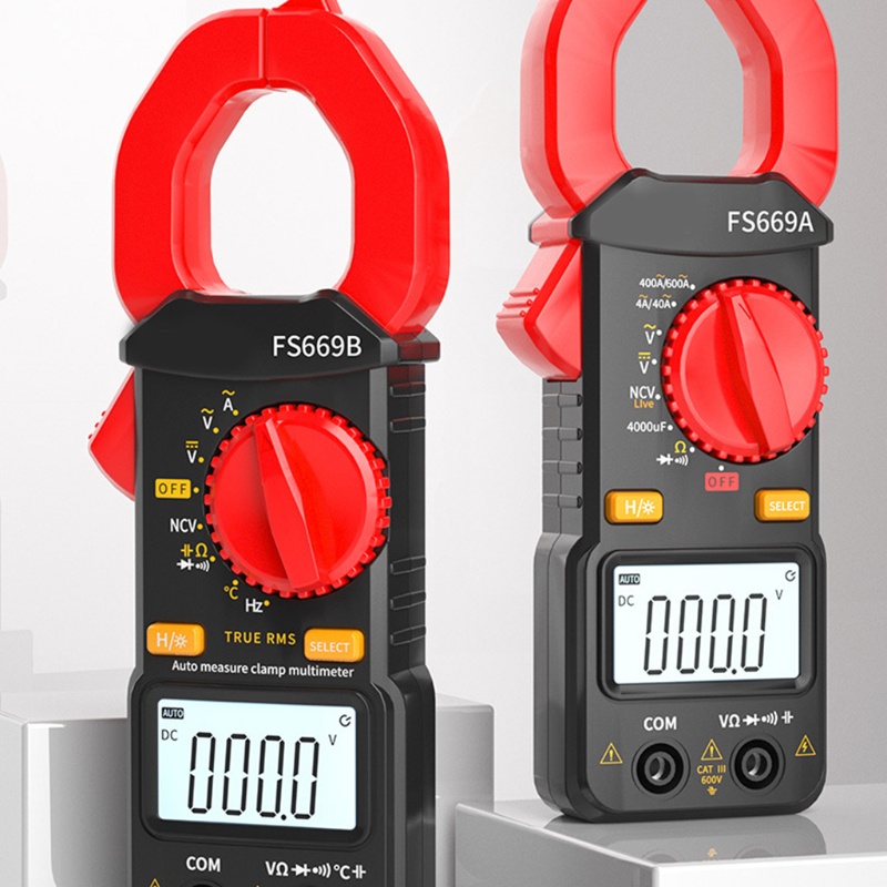 Kẹp Đo Điện Áp Vạn Năng Kỹ Thuật Số Tự Động Xoay