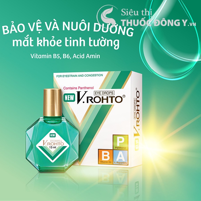 Nhỏ mắt V Rohto các loại (chính hãng)