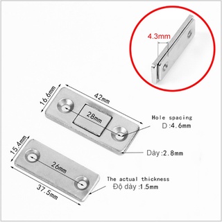 [5❤️][FREESHIP] BỘ CHỐT NAM CHÂM MINI CHO CỬA TỦ [HCM]