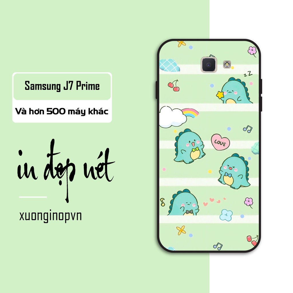 Ốp lưng Samsung J7 Plus/ J7 Pro/ J7 Prime/ J7 2015/ J7 2016 in hình chú khủng long cute dễ thương