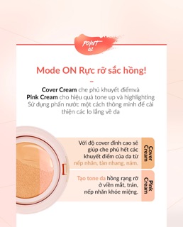 Phấn nước Clio Kill Cover PINK GLOW CREAM CUSHION