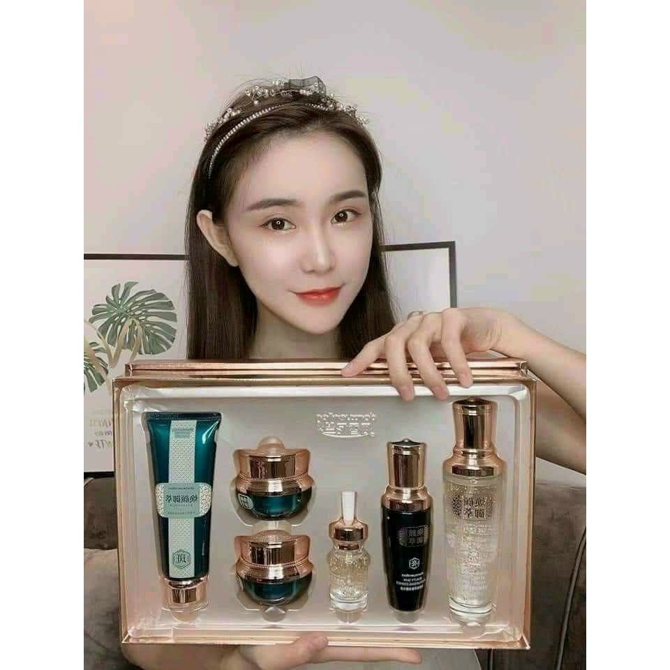 [CHÍNH HÃNG] Bộ mỹ phẩm Hoàng Cung Beauty Skin 6, dưỡng trắng, mờ nám và căng mịn da tự nhiên, mỹ phẩm Hoàng Cung