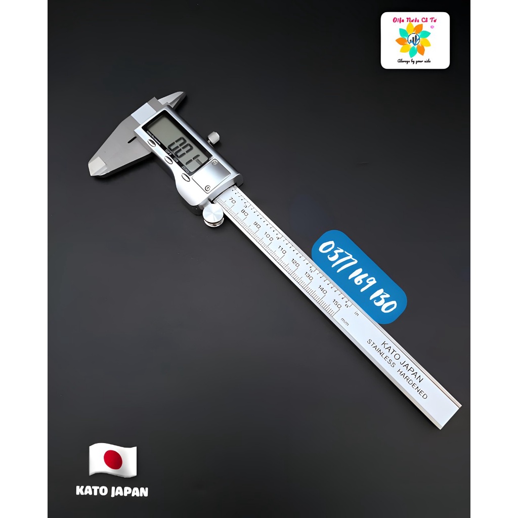 Thước Kẹp Điện Tử Cao Cấp KATO JAPAN thép CRV siêu bền độ chính xác cao