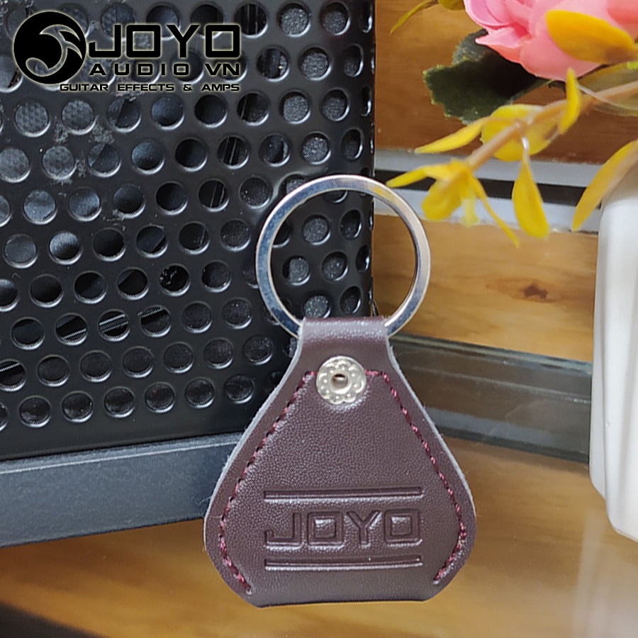 JOYO ACE08 Móc Khóa Đựng Pick (Ví Đựng Pick Guitar) - Pick Keychain JOYO ACE08 Da Bò