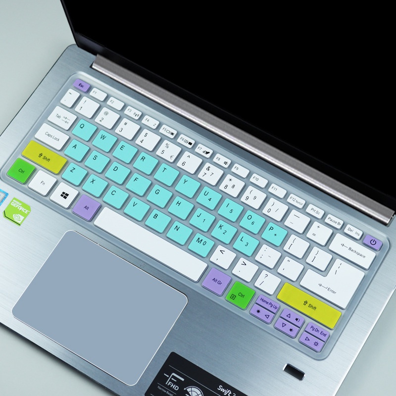 Miếng Dán Bàn Phím Bằng Silicon Mềm Siêu Mỏng Chống Nước Chống Bụi Cho 14 Inch Acer Swift3 314 314-52-51vx