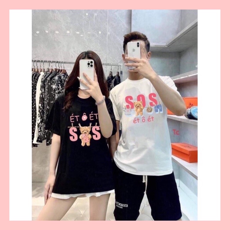Áo Thun Trend S.O.S Giải Cứu Bi Áo new 100%Unisex nam nữ Hot 2022 Basic cotton loại 1 giá rẻ