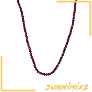 [Sunnimix2] 2 x 4 mm Ngọc đỏ mặt tự nhiên Rondelle Loose Bead Strand 15 ''