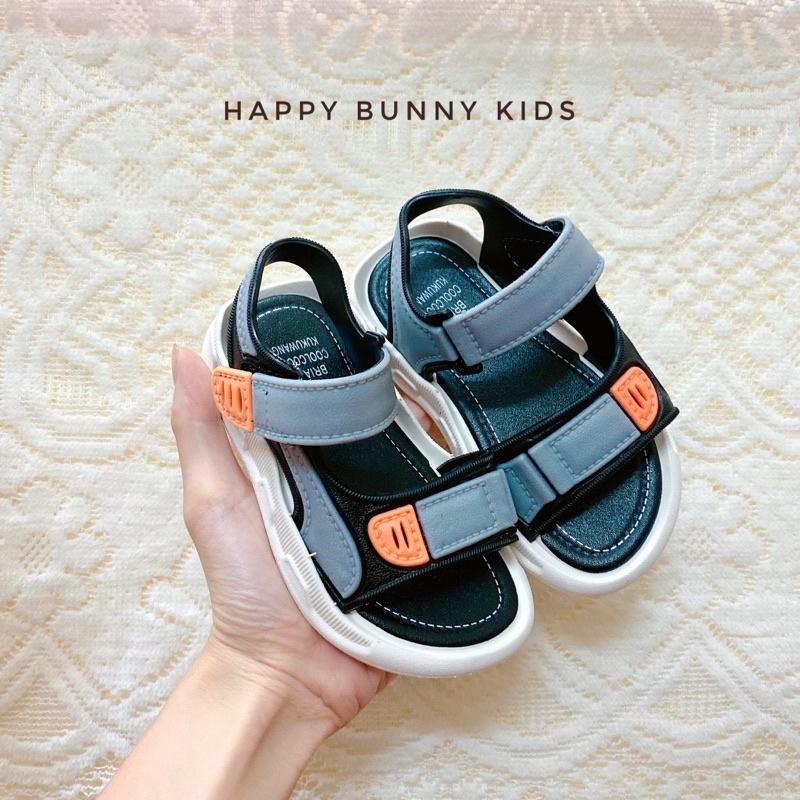 Sẵn Ảnh Thật Sandal Quai Hậu Đế Êm Chân Cho Bé Trai 1-3 tuổi KB119