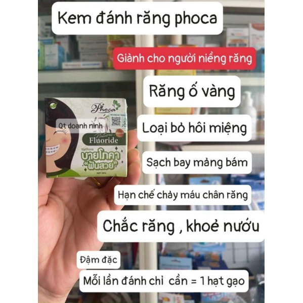 01 Hộp Kem Trắng Răng Phoca Thái Lan