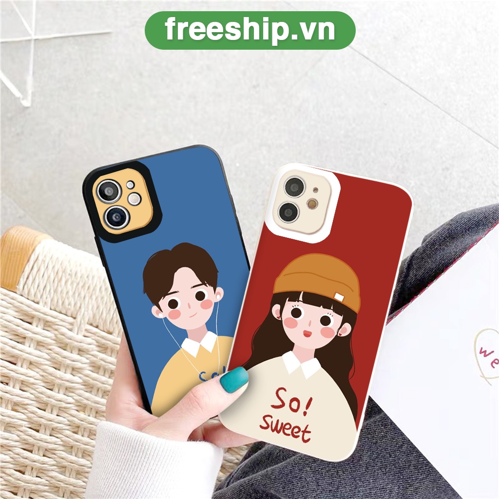 Ốp lưng iphone So sweet ngọt ngào couple đáng yêu chống sốc ốp iphone13/12/11pro/promax/6/6s/7/8plus/x/xs/xr/xsmax BVC