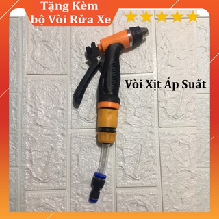 Bộ MÁY RỬA XE MINI 12V - Bơm Đôi