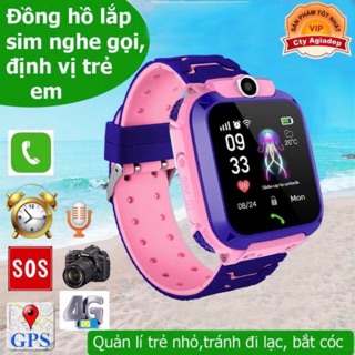 Đồng hồ Thông minh trẻ em Q12 [ Tiếng Việt  ] chống nước định vị nghe gọi 2 chiều