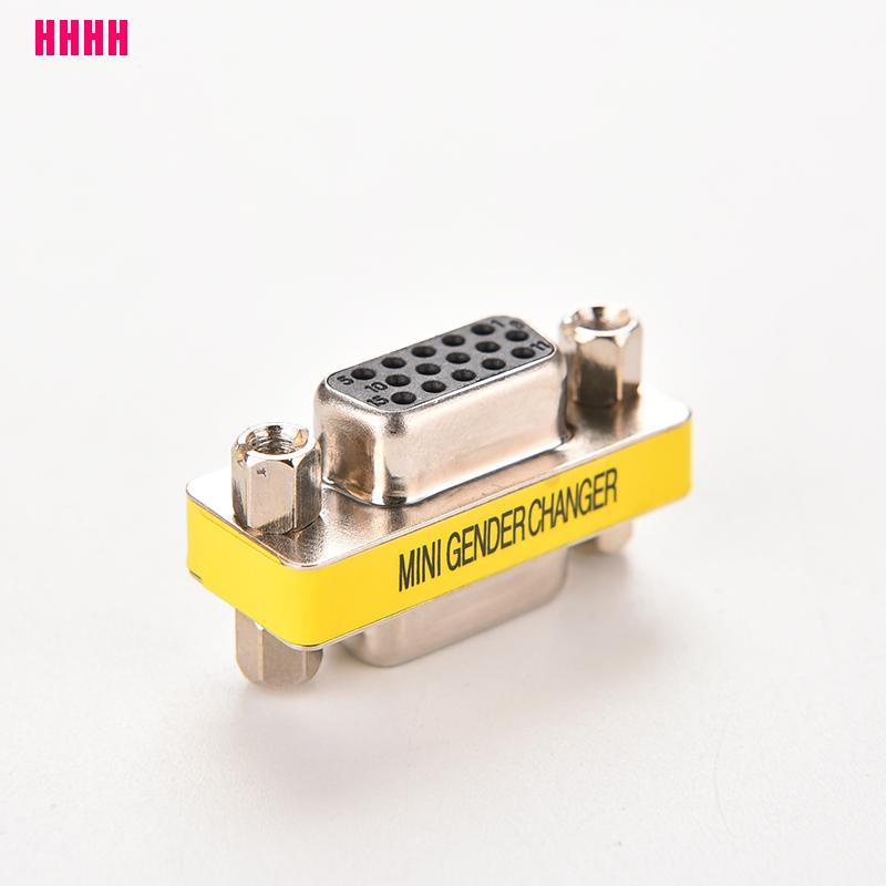 [WYL]15 pin D-Sub VGA SVGA MINI Gender Changer Adapter VGA Connector M/M F/F M/F HD15