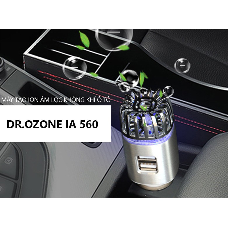 [ NOEL DR.OZONE ] Máy tạo ion âm lọc khí ô tô kiêm cổng sạc điện thoại trên ô tô Dr.Ozone IA-560 [ HSVN GLOBAL ] | BigBuy360 - bigbuy360.vn
