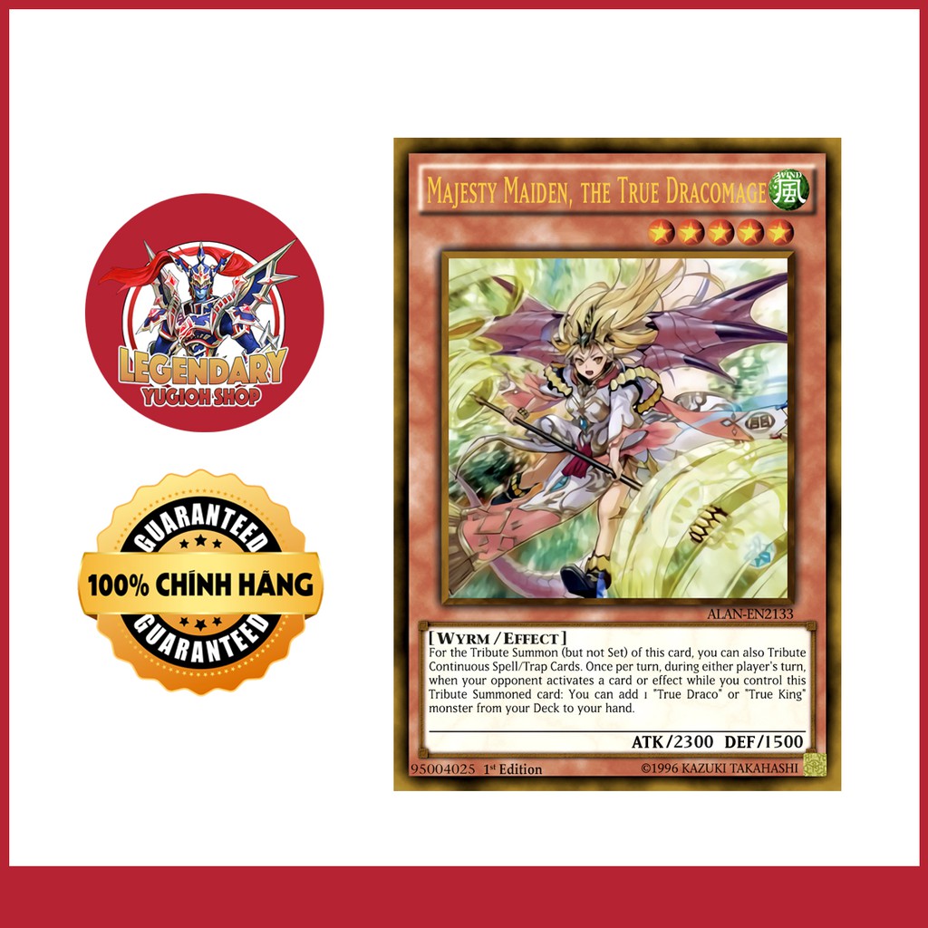 [EN-JP][Thẻ Bài Yugioh Chính Hãng] Majestic Maiden, the True Dracocaster