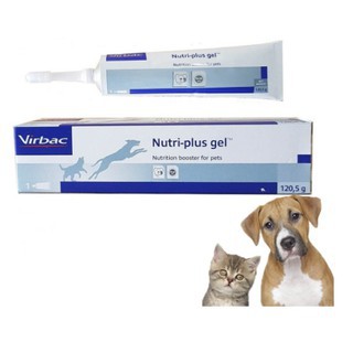 Virbac Nutri-plus gel_Gel dinh dưỡng dành cho chó mèo_120,5gr_tuýp