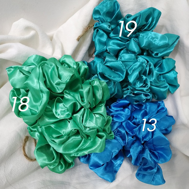 Dây Cột Tóc Scrunchie Bộ 52 Màu Đa Phong Cách - Phần 2 Scrunchies Theme Tropical