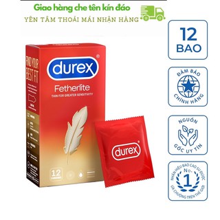 Bao cao su Durex Fetherlite 12 bao