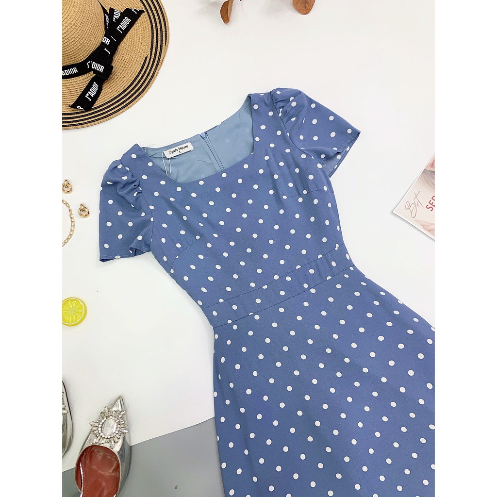 Váy cổ vuông chấm bi Zym’s House - LT142 | BigBuy360 - bigbuy360.vn