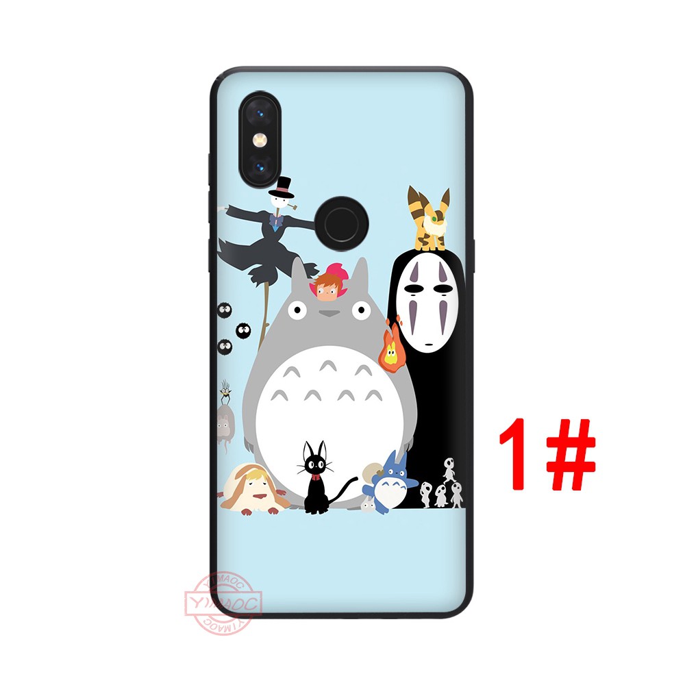  Ốp điện thoại in hình Anime Totoro dễ thương cho Xiaomi Mi 8 SE 9 SE 8 Lite A1 A2 Lite 5X 6X F1 Max 3