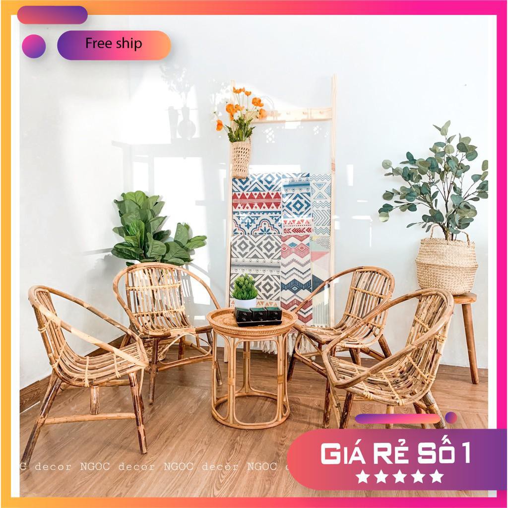 [Freeship]  ghế mây tre đan đẹp giá rẻ, cung cấp số lượng lớn quán cafe, nhà hàng, khách sạn, homestay hàng chuẩn