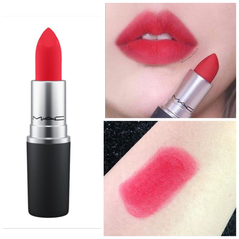 Son_Lì_MAC Powder Kiss Lipstick 315 Lasting Passion