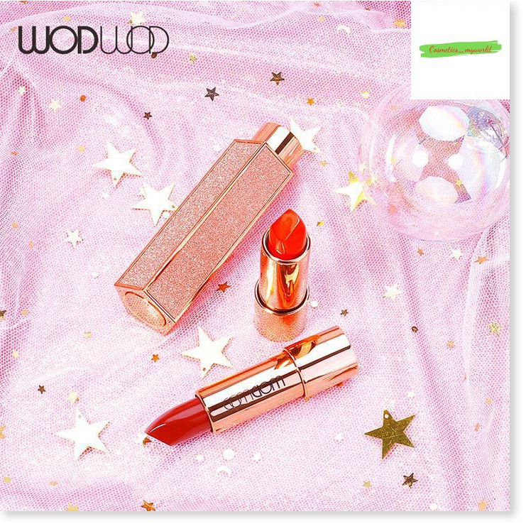 [Mã giảm giá] Son môi WodWod Starry Lipstick Vỏ Kim Tuyến