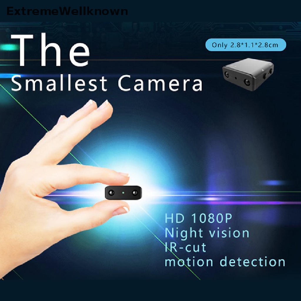 Camera An Ninh Mini Full HD 4K 1080P Hỗ Trợ Tầm Nhìn Ban Đêm