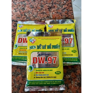 Men sử lý bể phốt DW 97. phân hủy cực mạnh ,chống tắc nghẽn hầm cầu, hố ga, tiết kiệm , tránh hút hầm cầu