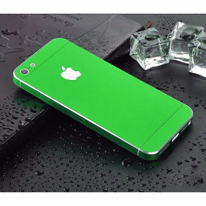 miếng dán skin iphone 5/5s/5se full lưng viền