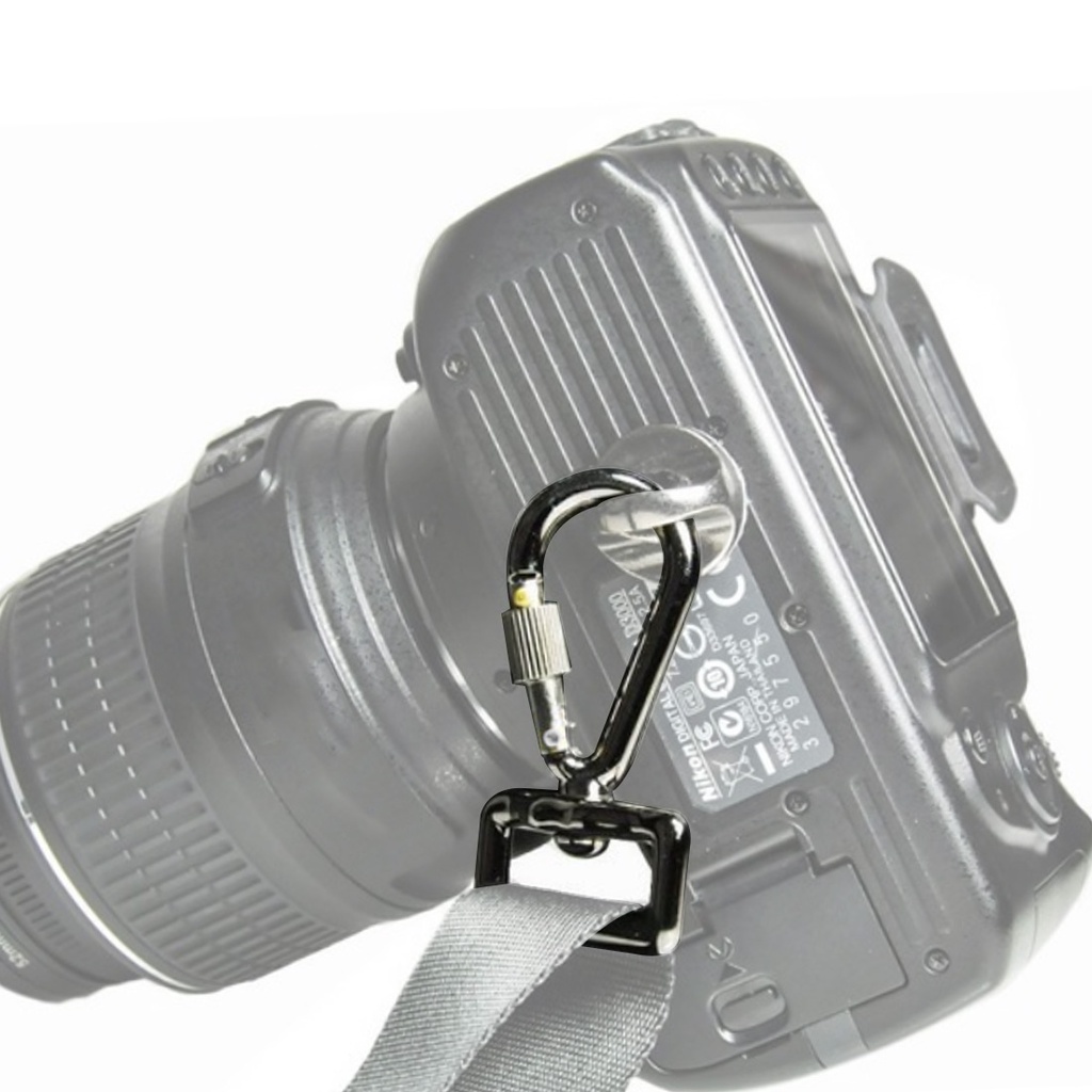 Khóa Kim Loại Kèm Ốc Vít 1 / 4 Tháo Lắp Nhanh Cho Dây Đeo Vai