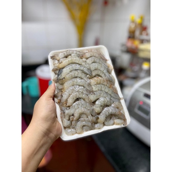 TÔM THẺ TƯƠI BÓC NÕN- khay 500gr