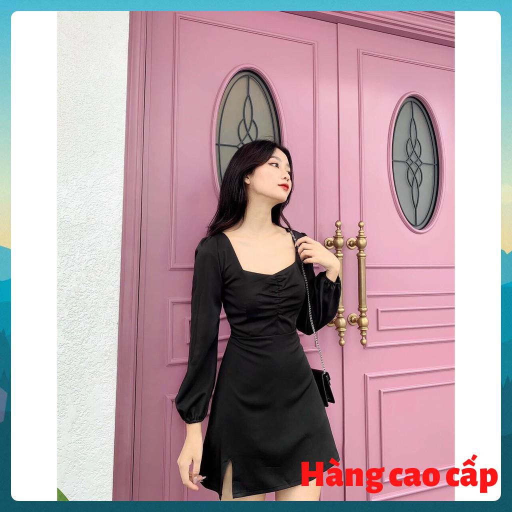 (Hàng cao cấp) Đầm tiểu thư cổ vuông rút ngực cực đẹp - Lalen Dress