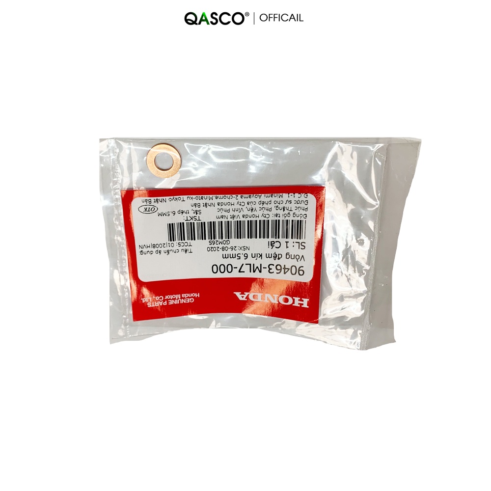 Vòng đệm kín HONDA kích cỡ 6.5 mm